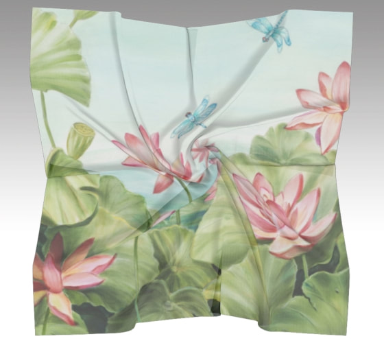 Water Lilies and dragonflies collection by artist Marsha Bowers